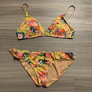 Jcrew swimsuit bikini top and bottom